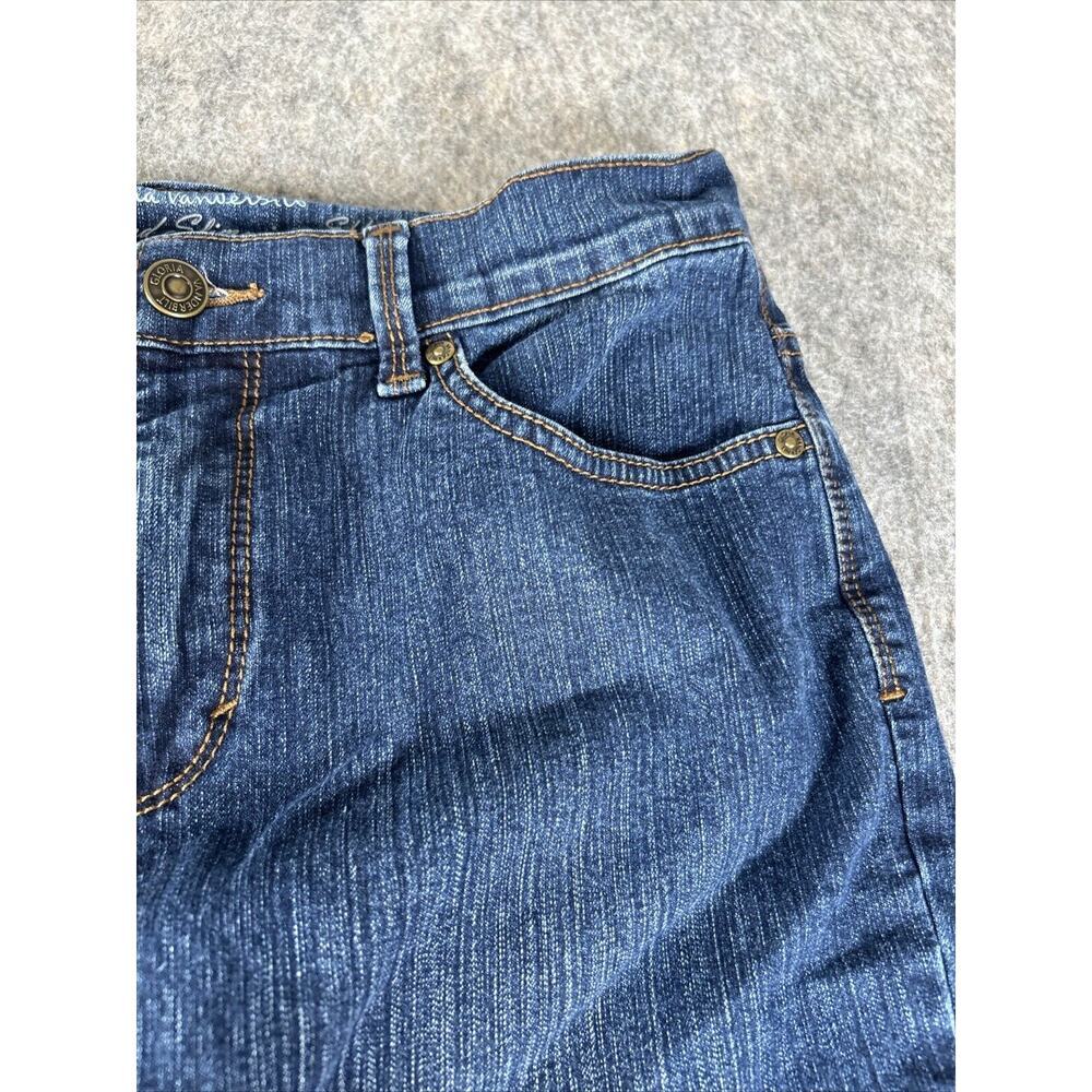 Gloria Vanderbilt Capri‎ Blue Jeans Womens 8P All Around Slimming Effect - Picture 6 of 10